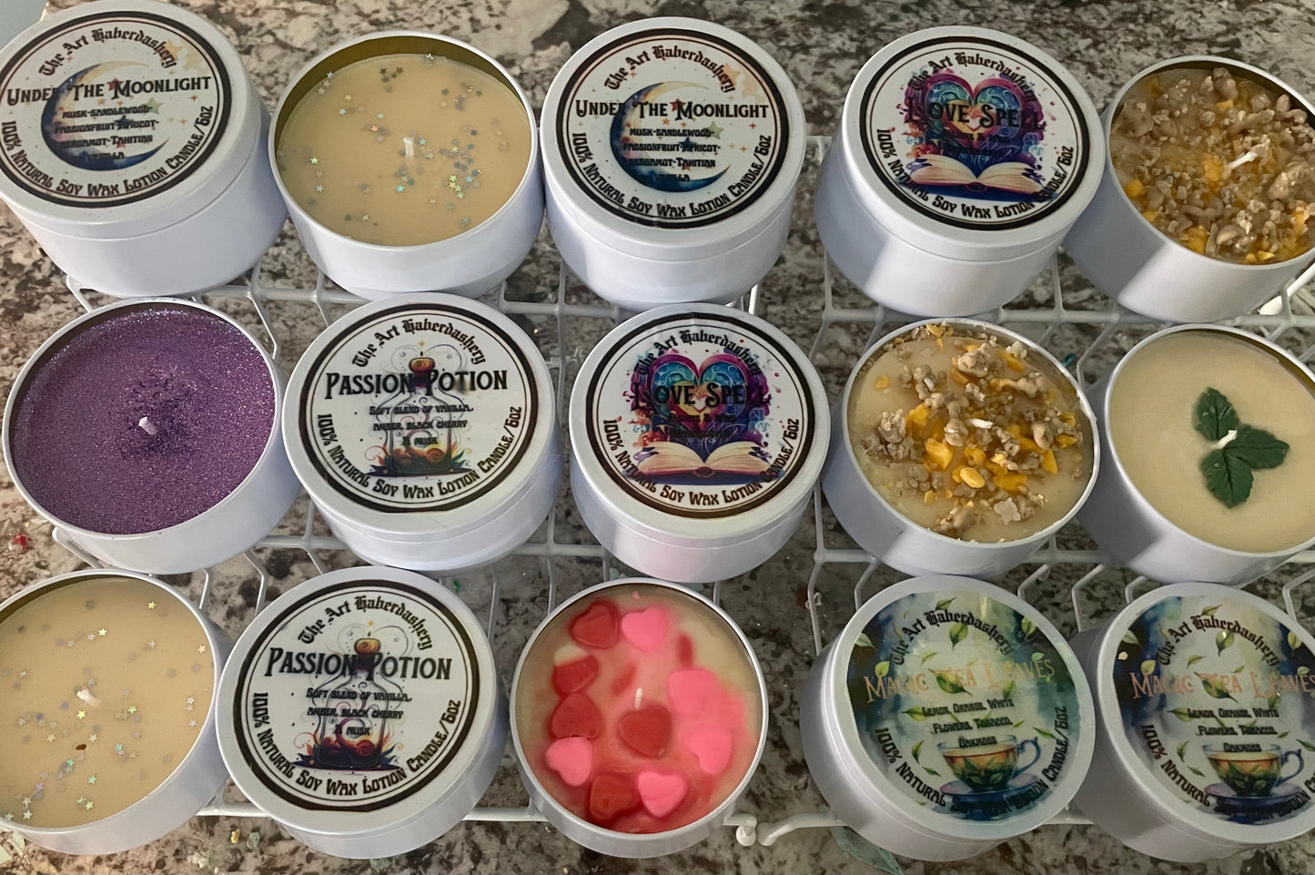 All Natural Soy Lotion/Massage Oil Candle